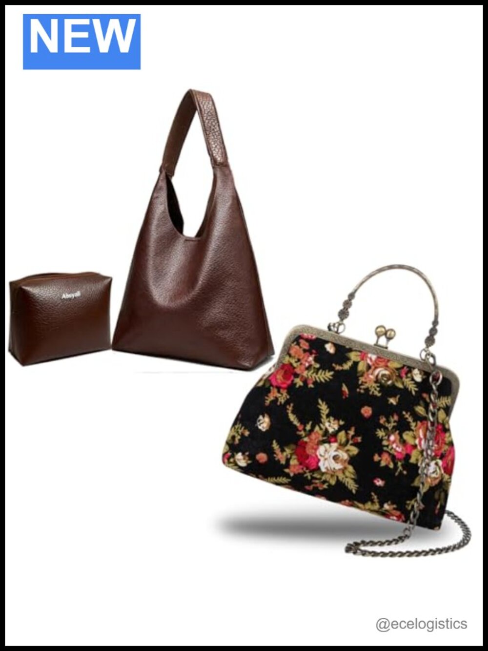 Vintage PU Leather Hobo Purse for Women Oversize Slouchy Shoulder Bag Large